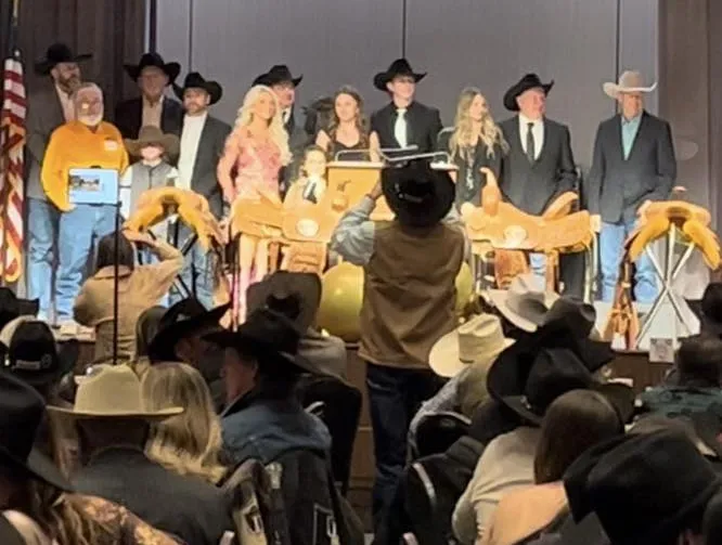 Top five rodeo award
